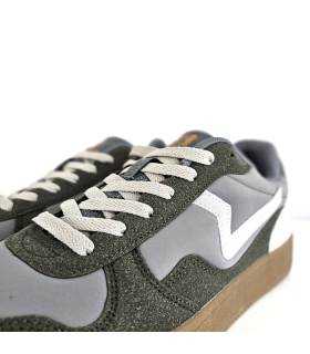 Zapatillas hombre con cordones y suela goma