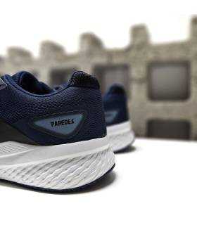 zapatillas deportivas azules marino hombre vista trasera Paredes