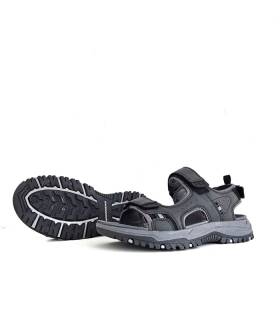 Suela sandalia hombre Skechers negra ligera antideslizante