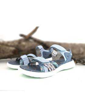 Sandalias deportivas mujer azul Chiruca Barbate para montaña y ciudad