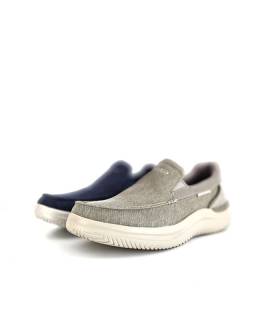 Comparativa de los dos colores disponibles del mocasín de hombre de Skechers