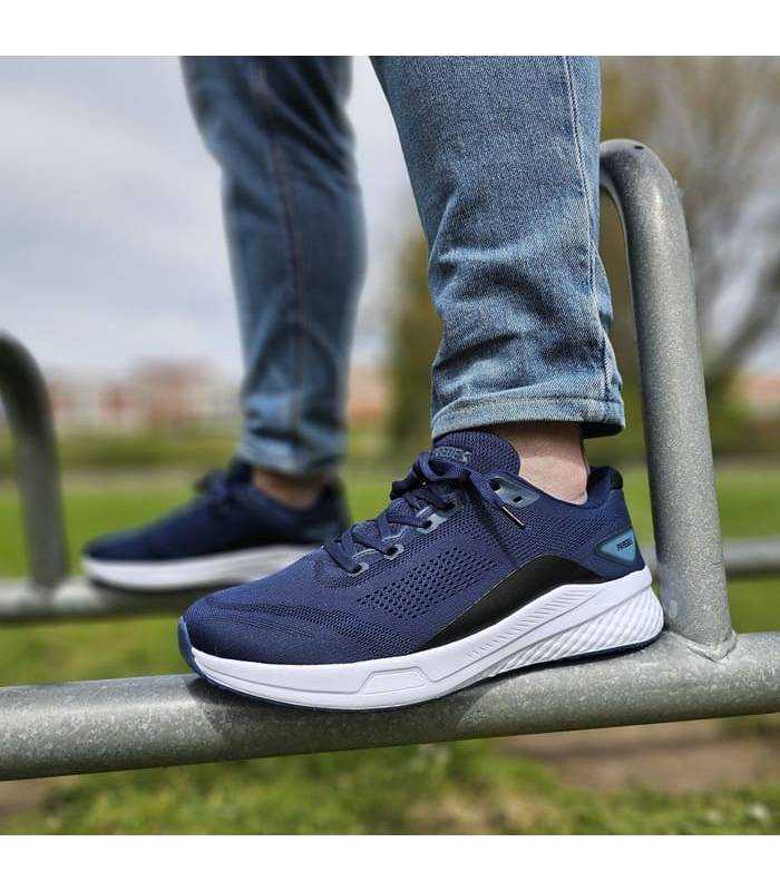 zapatilla verano hombre Paredes azul marino puestas