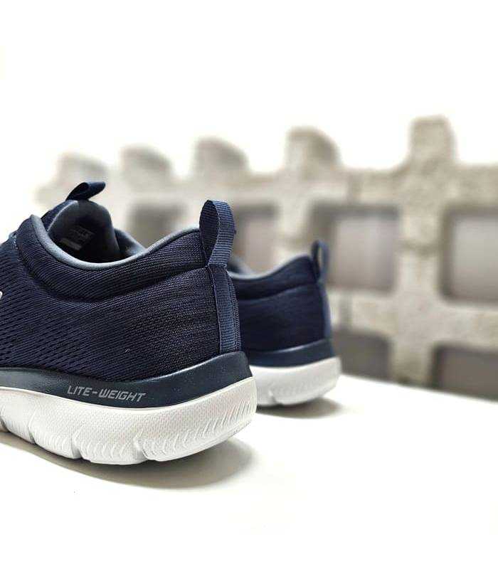 zapatilla deportiva hombre Skechers lavable a máquina, vista de talón