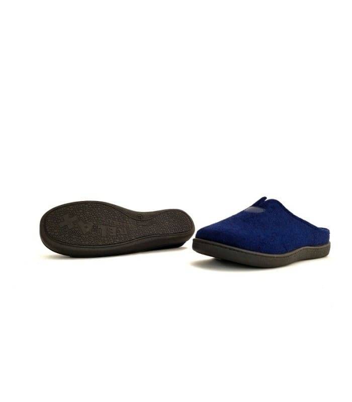 zapatillas casa hombre piso negro flexible RELAX ABSOLUT