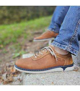 zapatos cómodo de nobuck con cordones de Luisetti