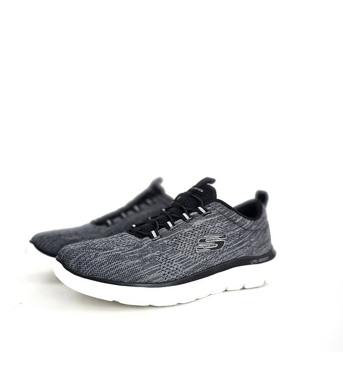 zapatilla deportiva gris hombre Skechers Summits Louvin lateral