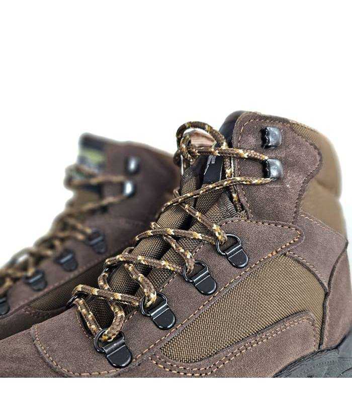 botas Fortun trekking marrón vista trasera talón reforzado