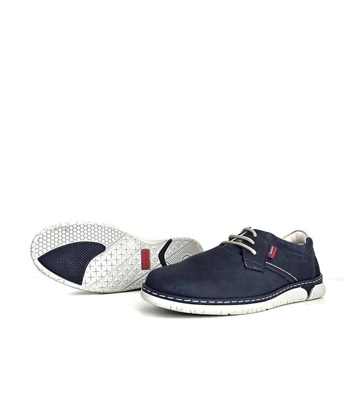 suela goma bicolor zapato Luisetti ORI flexible antideslizante