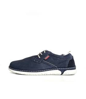 zapato hombre piel azul perfil Luisetti ORI 38301GS