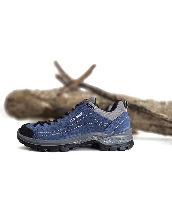 Vista de perfil de las zapatillas de mujer para trekking de grisport
