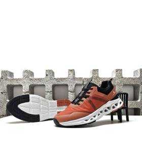 suela goma antideslizante y entresuela perforada zapatillas XTI naranjas hombre
