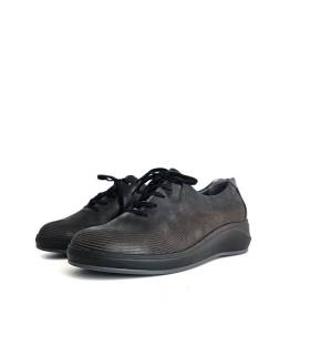 zapatos cordones mujer invierno negros Suave by Leyland