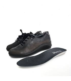zapatos mujer invierno negros plantilla extraíble Suave by Leyland