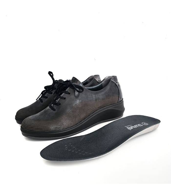 zapatos mujer invierno negros plantilla extraíble Suave by Leyland