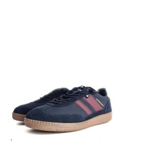 zapatillas casual azules Xti hombre vista lateral completa
