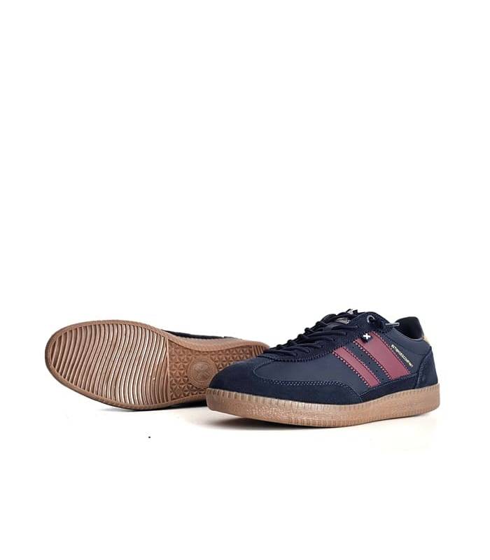 zapatillas casual azules Xti hombre vista suela completa