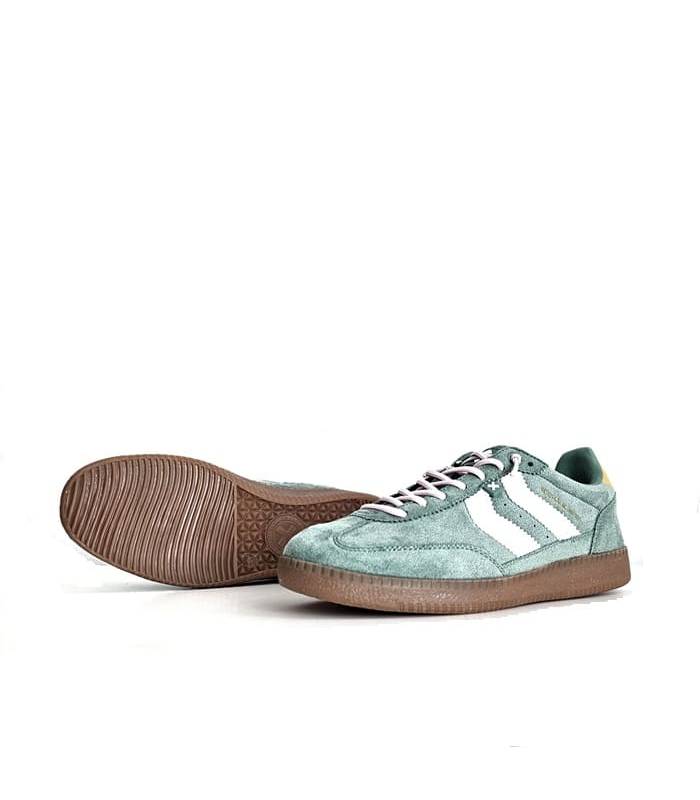 suela marrón antideslizante zapatillas xti verde mujer