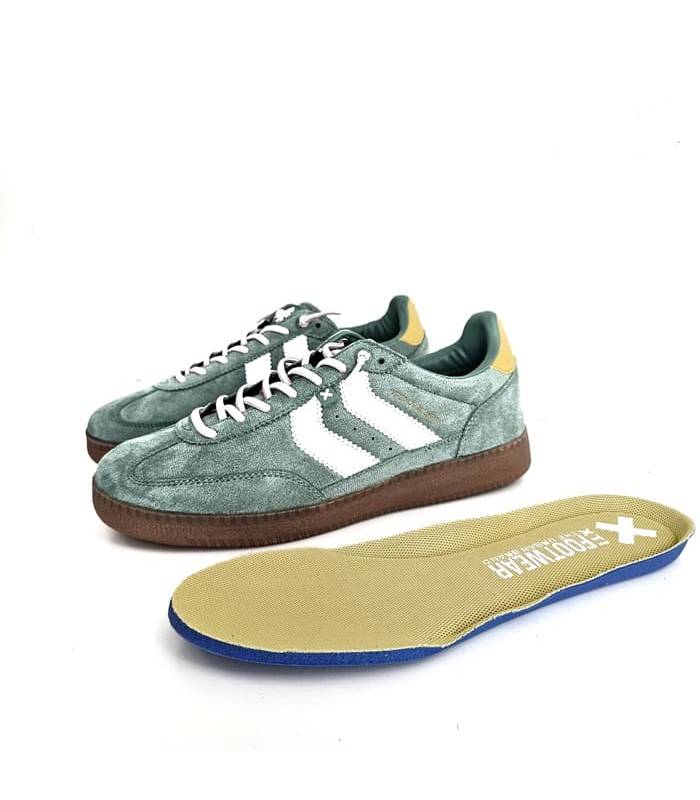plantilla extraíble zapatillas xti verde mujer