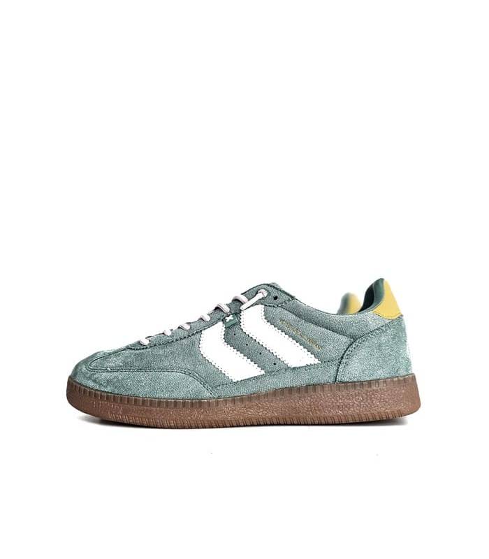 zapatillas casual mujer xti verde perfil