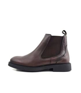 Botines Chelsea hombre piel marrón Baerchi Dacia perfil lateral