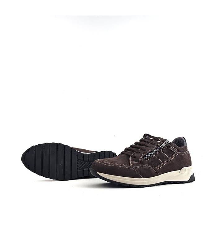 Suela antideslizante zapatos impermeables hombre Baerchi marrones