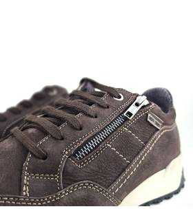Detalle cremallera lateral zapatos piel Baerchi impermeables hombre