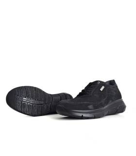 Zapatos hombre waterproof Luisetti piel nobuck negro