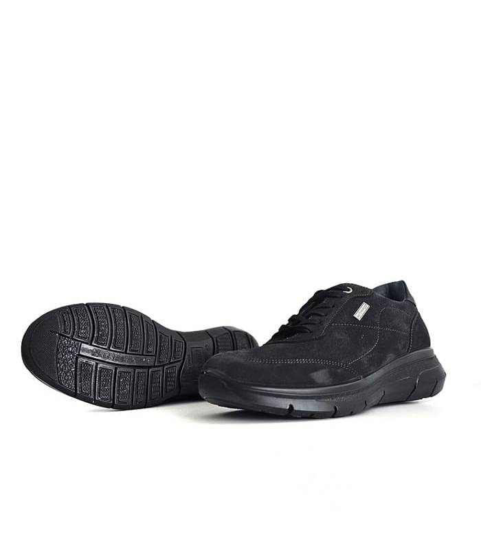 Zapatos hombre waterproof Luisetti piel nobuck negro