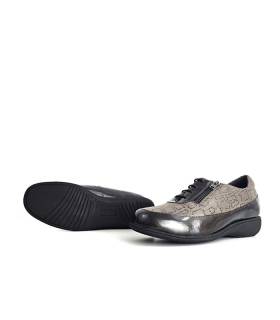 Zapatos anchos mujer marrones con suela ligera Doctor Cutillas