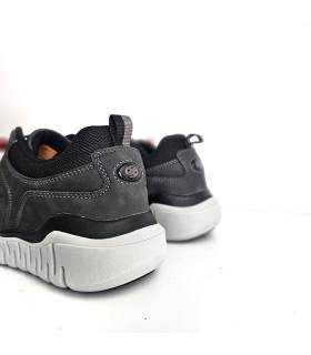 detalle trasero de zapatos Dockers hombre gris marengo