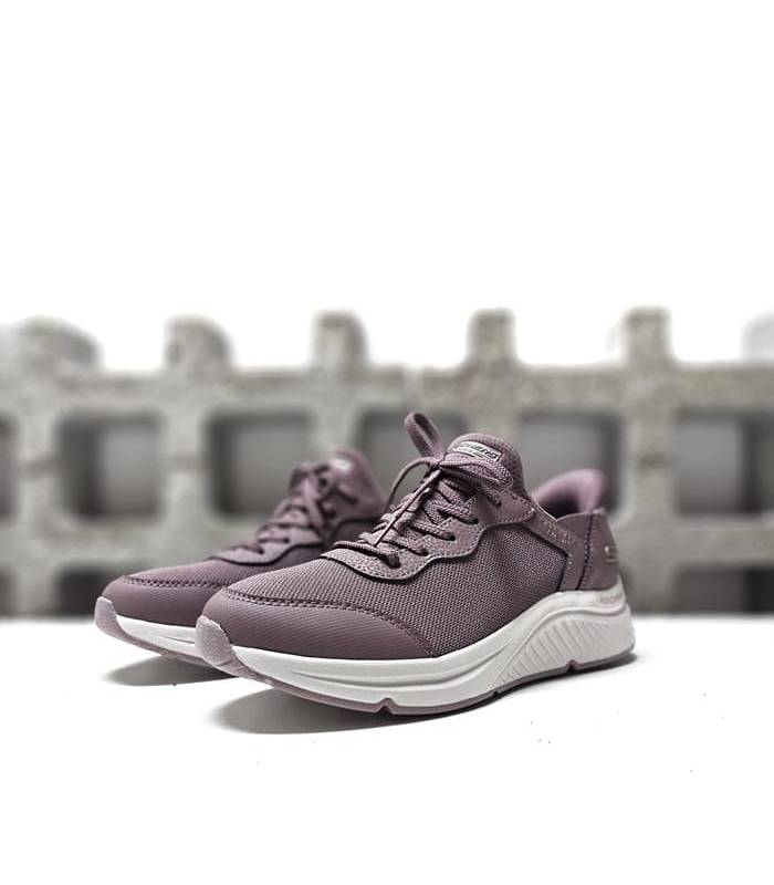 Zapatillas Skechers mujer Arch Comfort lilas medio perfil