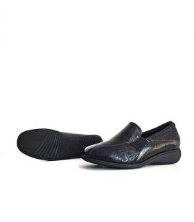 mocasines cómodos mujer invierno Doctor Cutillas negro