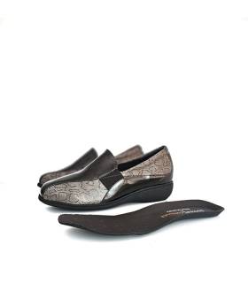mocasines plantilla extraíble mujer taupe