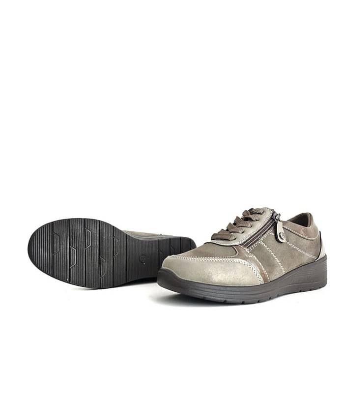 Zapatos deportivos MySoft taupe con suela vista