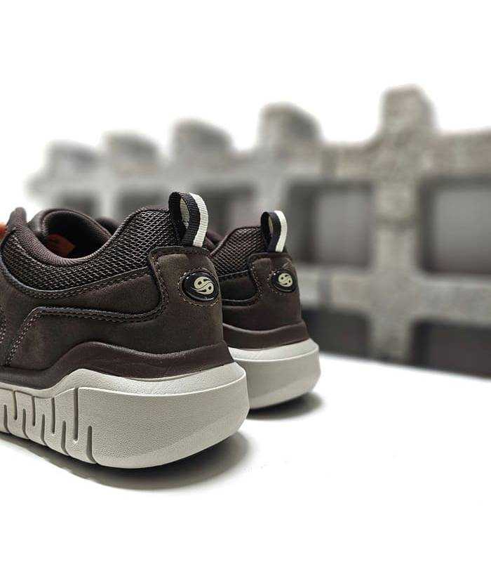 zapatos casual hombre invierno Dockers marrón, vist trasera