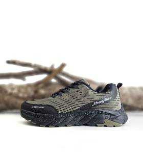 zapatillas trekking hombre kaki J’hayber modelo Rapal perfil