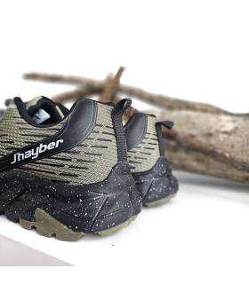 parte trasera zapatillas trekking kaki J’hayber Rapal