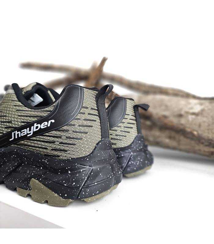 parte trasera zapatillas trekking kaki J’hayber Rapal