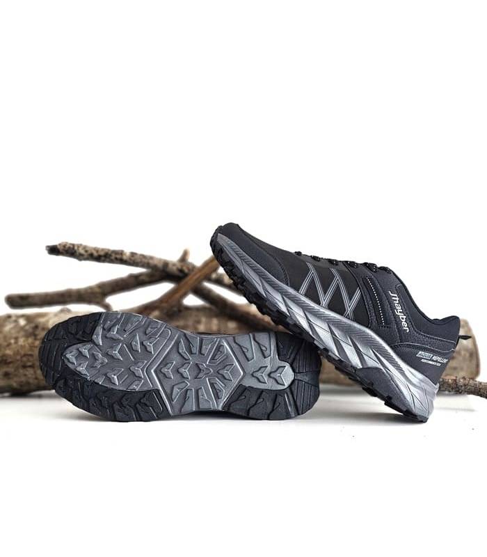 vista suela zapatillas trail Racosa negras