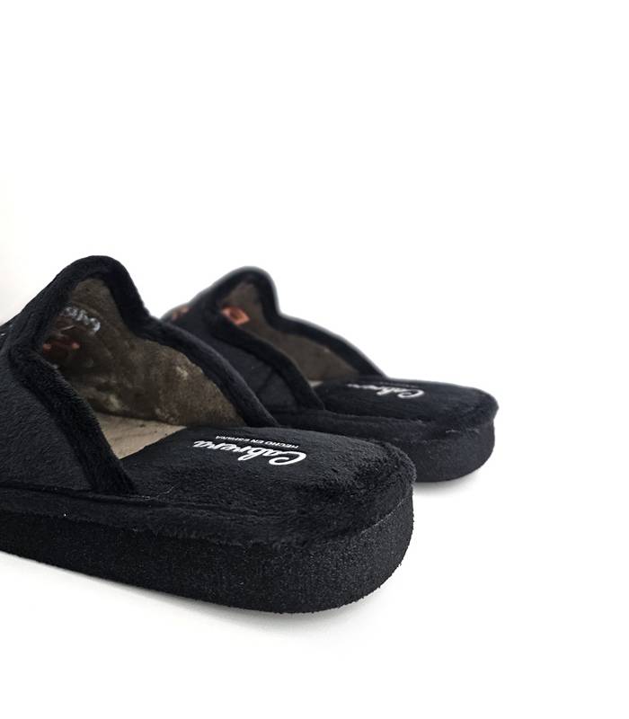 zapatillas Cabrera negras hombre vistas traseras