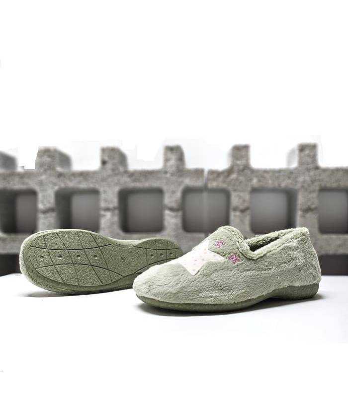zapatillas invierno mujer estrella luna puestas vistas suela Cabrera