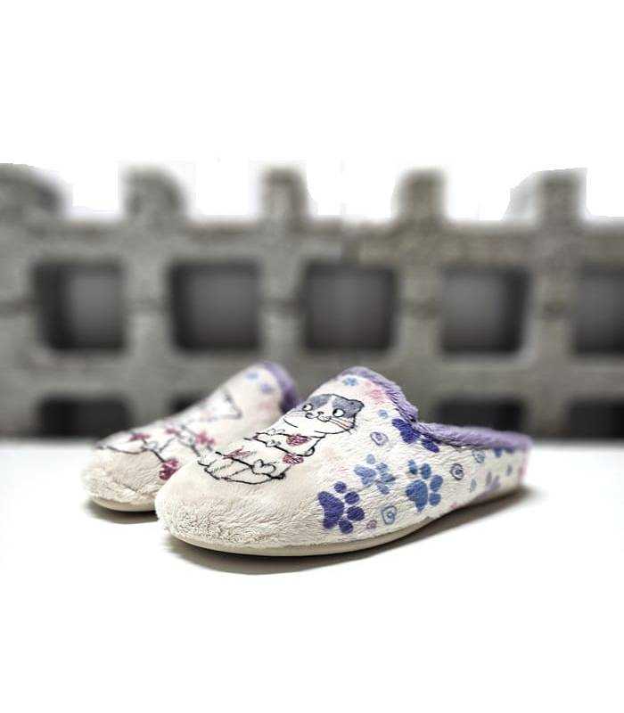 zapatillas casa mujer invierno divertidas diseño adorable Cabrera