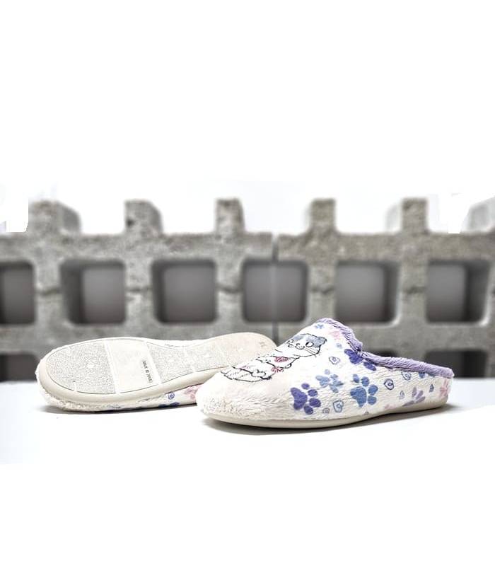 detalle suela goma antideslizante zapatillas casa mujer Cabrera