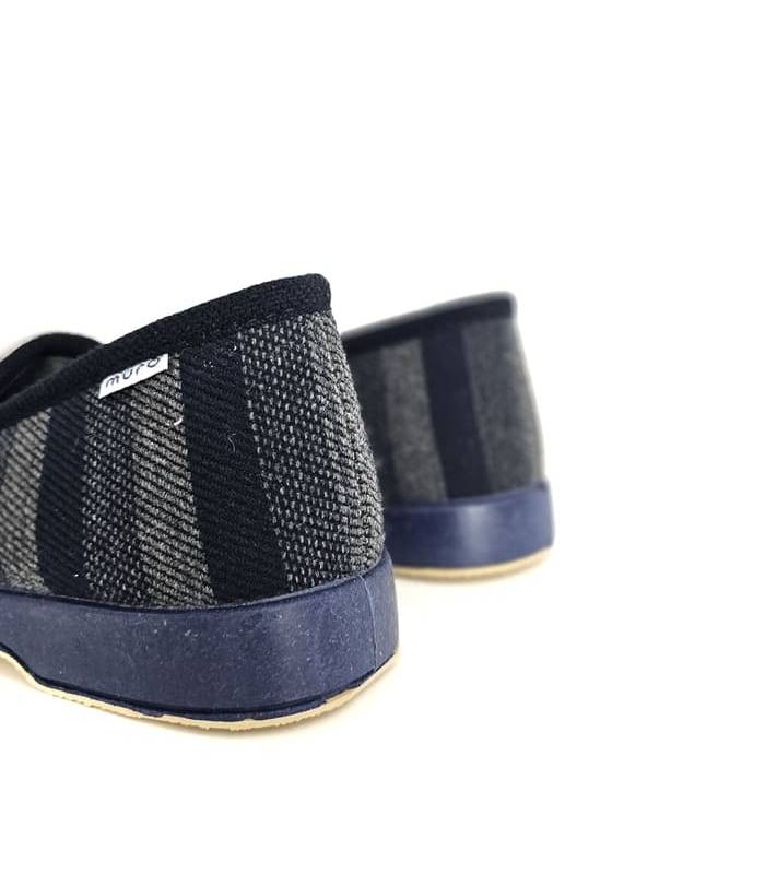 zapatillas casa hombre invierno talón rayado Garrido Muro