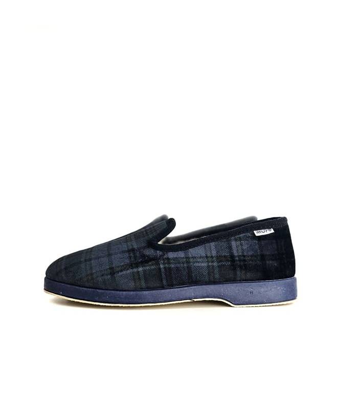 zapatillas hombre cuadros Garrido Muro perfil completo