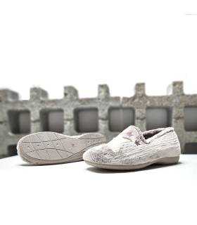zapatillas invierno mujer estrella luna vistas suela Cabrera color beige