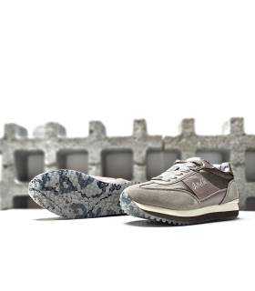 Zapatillas mujer Anekke beige suela multicolor vista suela