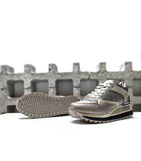 Sneakers Anekke plataforma beige suela vista