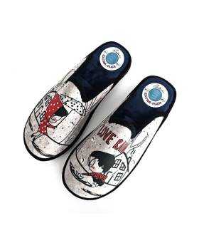 Zapatillas casa mujer invierno Love Rain Pelusin vista superior. Puestas