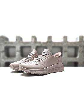 zapatillas Skechers Slip-ins mujer rosa palo perfil lateral